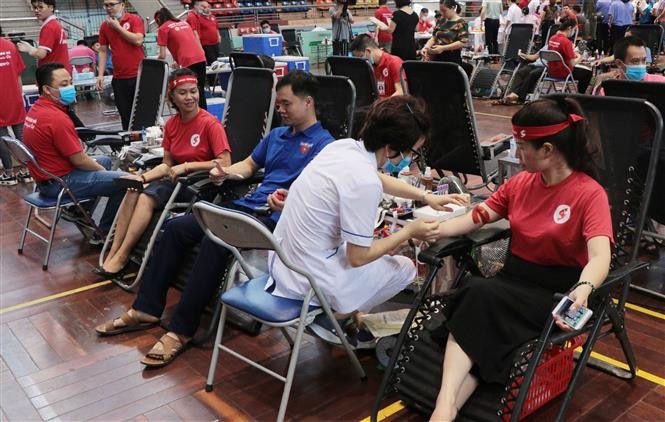 Chương trình Hành trình đỏ tại Bắc Kạn thu được hơn 700 đơn vị máu