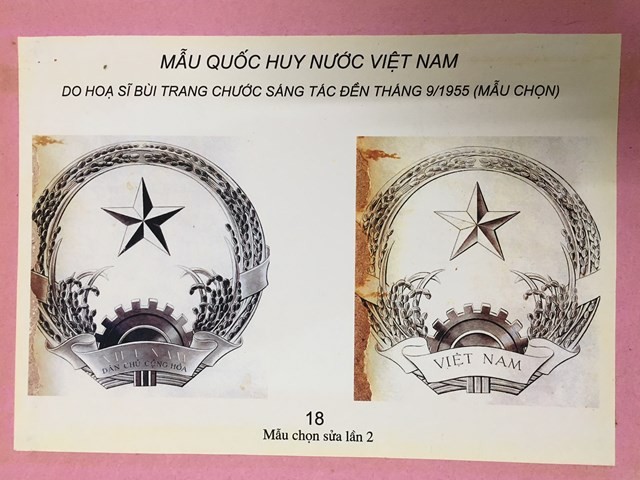 Nhân kỷ niệm 75 năm Quốc khánh 2/9: Hành trình sáng tạo Quốc huy Việt Nam 