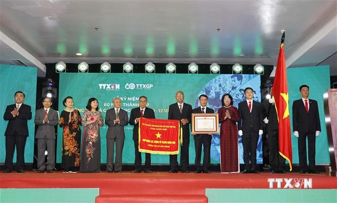 Thông tấn xã Việt Nam tổ chức đón nhận danh hiệu Anh hùng Lực lượng vũ trang nhân dân dành cho Thông tấn xã Giải phóng