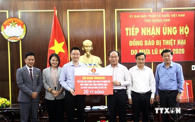 Quảng Nam tiếp nhận hơn 21 tỷ đồng hỗ trợ người dân bị thiệt hại do mưa bão