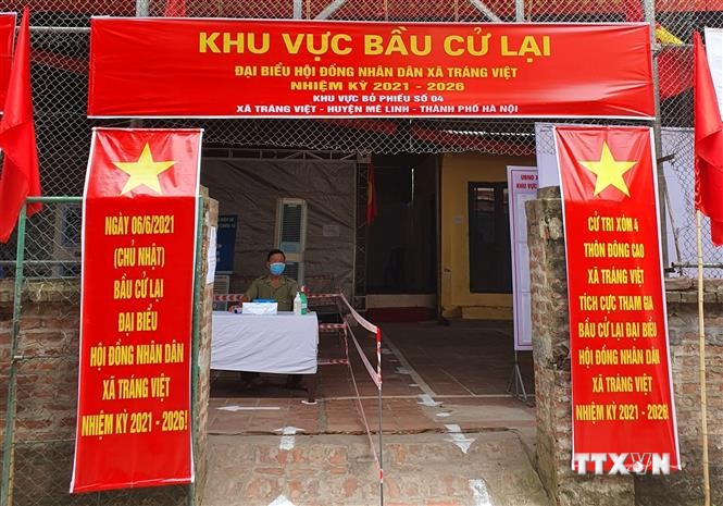 Hoàn tất công tác chuẩn bị bầu cử lại ở xã Tráng Việt, Mê Linh (Hà Nội)