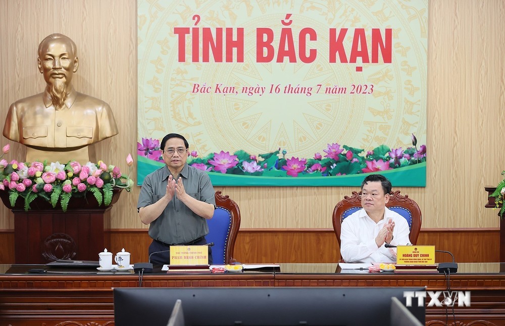 Thủ tướng Phạm Minh Chính: Bắc Kạn phải phát triển kinh tế, tập trung vào 2 đột phá là kinh tế rừng và du lịch
