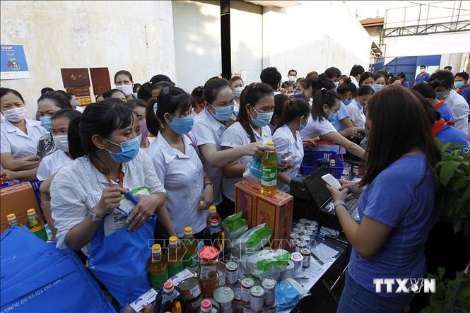 Thành phố Hồ Chí Minh: Phiên chợ 0 đồng cho người lao động có hoàn cảnh khó khăn