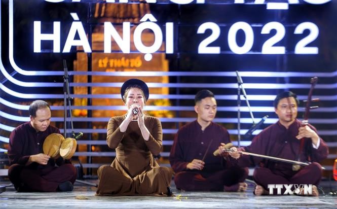 Tưng bừng Liên hoan trình diễn di sản văn hóa phi vật thể thành phố Hà Nội