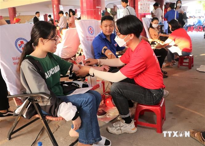600 người ở Quảng Ngãi tham gia Ngày toàn dân hiến máu tình nguyện năm 2023