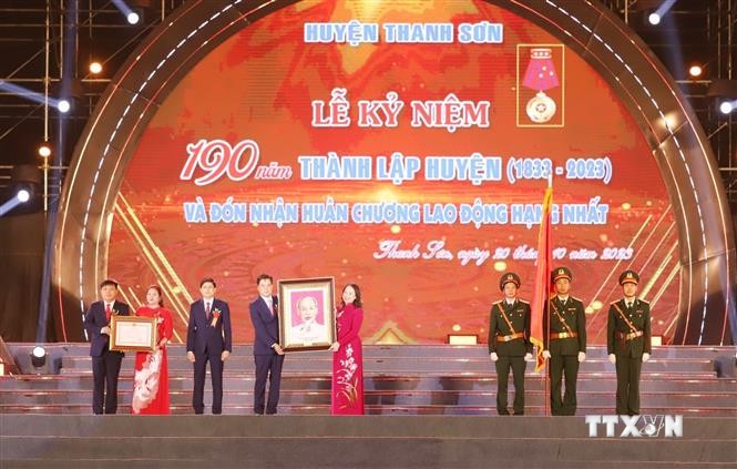 Kỷ niệm 190 năm thành lập huyện Thanh Sơn, tỉnh Phú Thọ