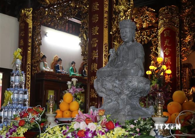 Đón nhận Bảo vật Quốc gia - Tượng Quan thế âm, chùa Cung Kiệm