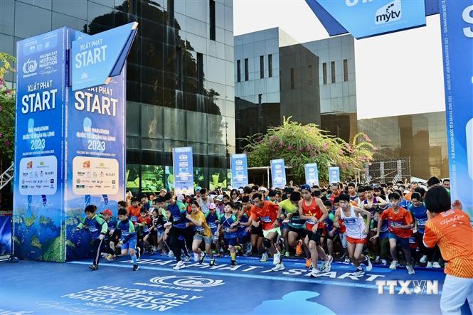 Khoảng 9.100 người tham gia Giải Marathon Quốc tế Di sản Hạ Long 2023