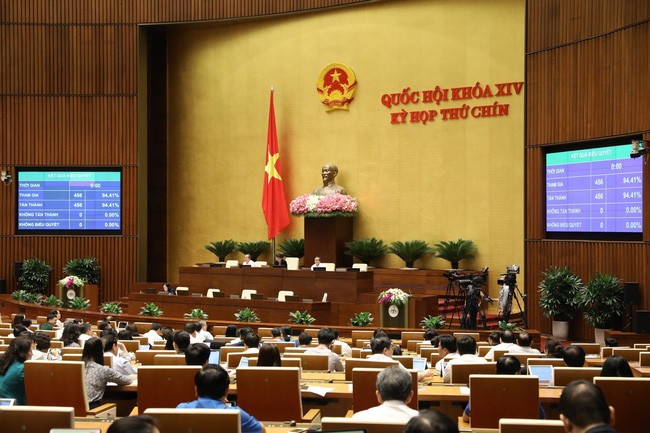越南第十四届国会第九次会议：越南国会通过成立国家选举委员会的决议