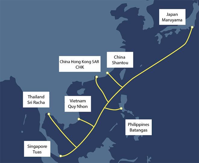 越南新建一条连接越南与亚洲国家的海缆