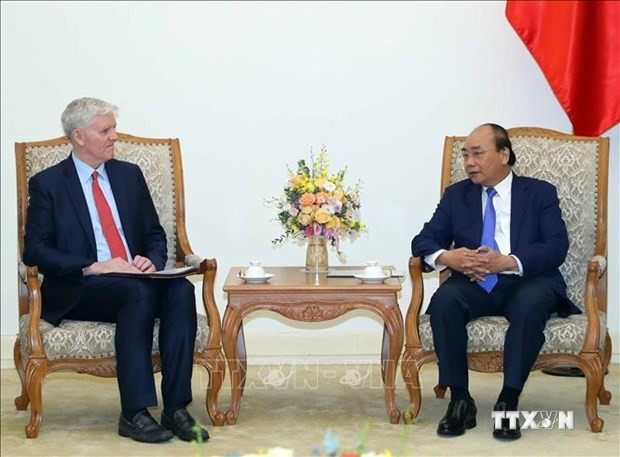 越南政府总理阮春福会见亚行驻越首席代表西奇威克
