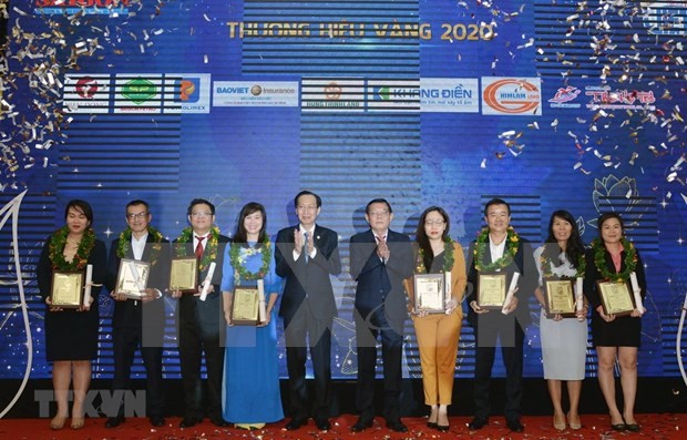 胡志明市30家企业荣获2020年最受欢迎的越南品牌奖