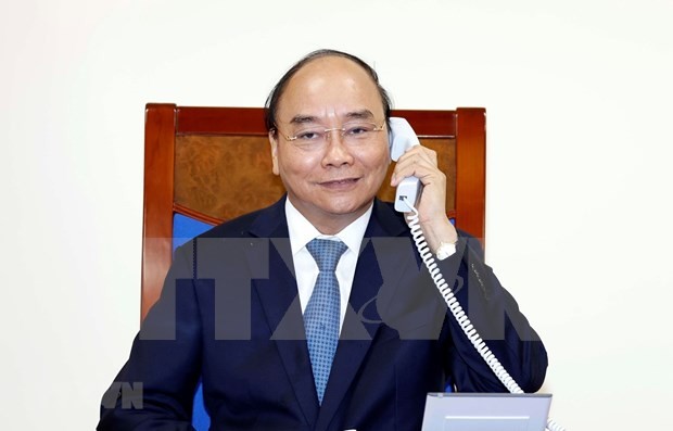 越南政府总理与欧盟委员会主席通电话