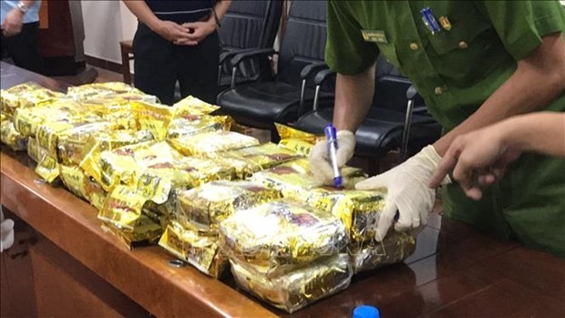  越南成功侦破一起特大跨国贩运毒品案