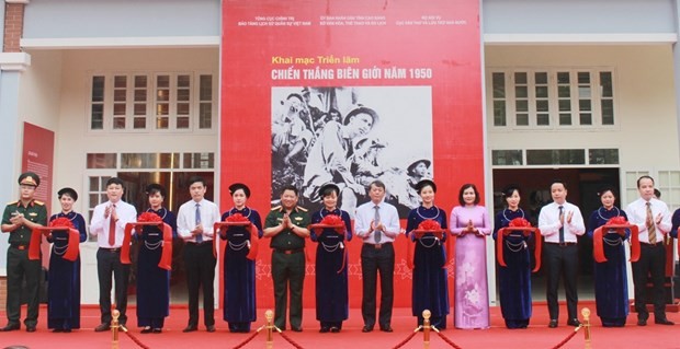 1950年边界战役胜利展览会在高平省正式开幕
