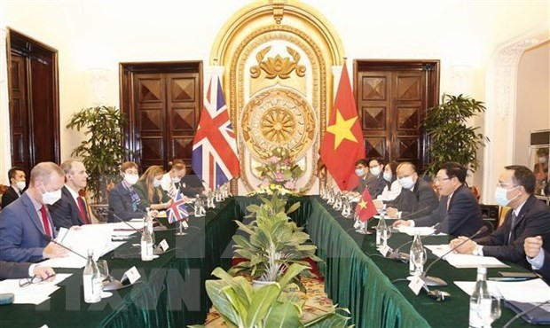 越南与英国发表关于战略伙伴关系的联合声明