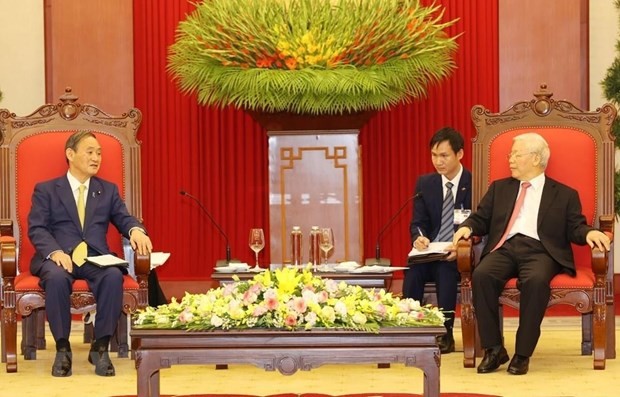 日本首相菅义伟高度评价访问越南和印尼之旅取得的成功