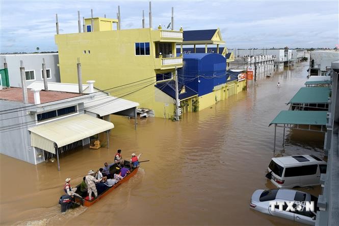 柬埔寨洪涝灾害已致39人死亡 受灾群众近50万
