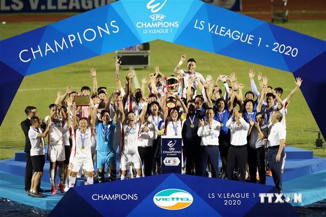 2020年越南足球甲级联赛：Viettel足球俱乐部首次夺得冠军