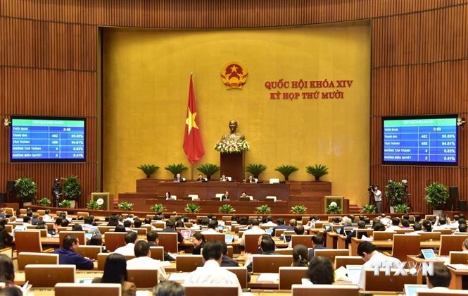越南第十四届国会第十次会议：批准任命三名政府成员和最高人民法院法官