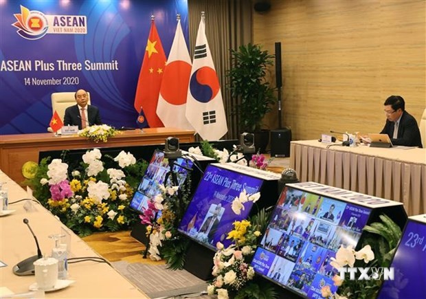 政府总理阮春福主持召开第23次东盟与中日韩领导人会议