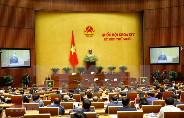 越南第十四届国会第十次会议：越南国会批准关于胡志明市采用城市政府组织形式的决议