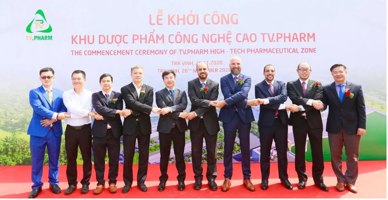 投资总额为6500亿越盾的高新制药区项目在茶荣省动工兴建