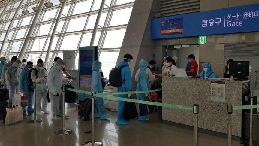 新冠肺炎疫情：将210多名越南公民从日本接回国