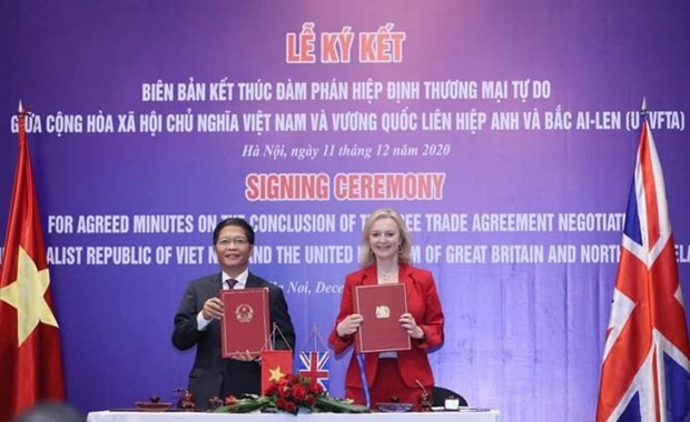 《越南—英国自由贸易协定》为越英两国贸易往来开创新机遇