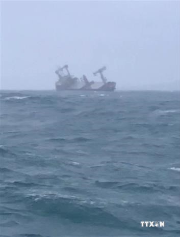 巴拿马籍货轮在平顺省富贵岛附近沉没事故：已找到10名船员