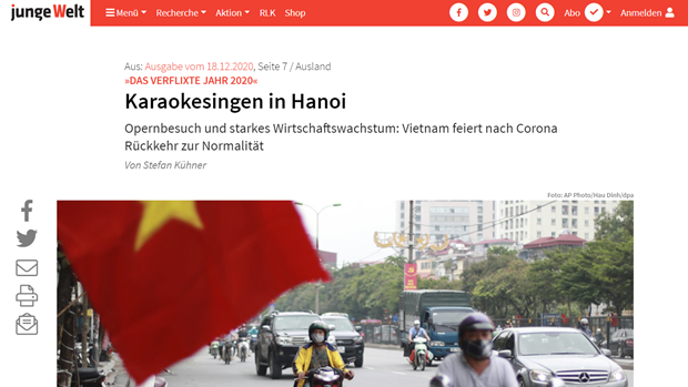 德国媒体高度评价越南为应对经济危机所付出的努力
