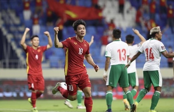 2022年卡塔尔世界杯亚洲区预选赛：越南队以4:0的比分大胜印尼队