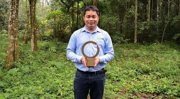 越南首家野生动物保护者荣获世界最具权威的环境保护奖