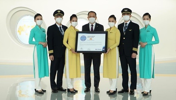 Vietnam Airlines荣获新冠疫情防控五星级认证