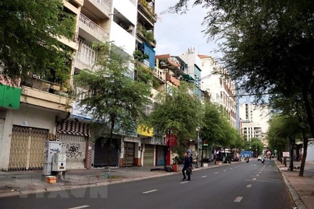 胡志明市自7月9日零时起按照政府总理第16号指示实施社交距离措施