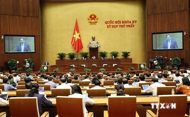 越南第十五届国会第一次会议：任期2021~2026年越南政府组织机构包括18个部委和4个部级机构