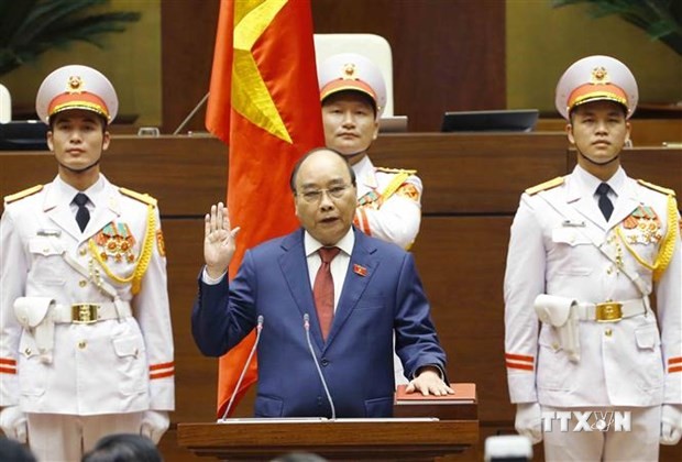 国家主席阮春福宣誓就职 承诺实现国家强大、全面且可持续发展目标