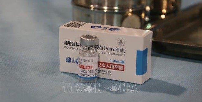 中国国防部向越南国防部援助20万剂新冠疫苗