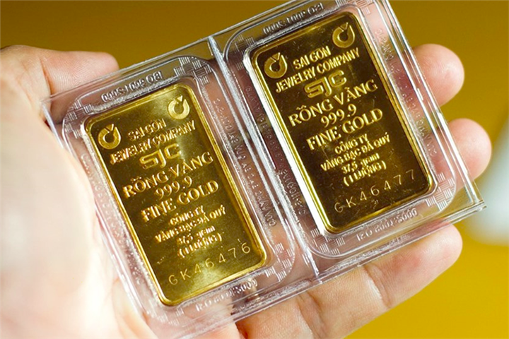 11月19日上午越南国内黄金价格上涨5万越盾