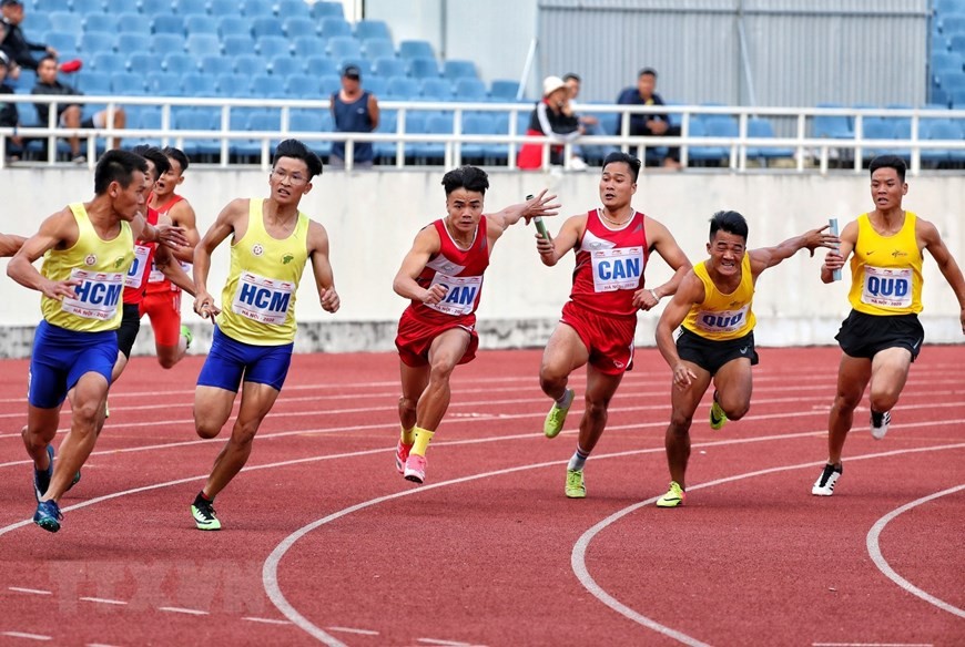 第45届越南国家田径锦标赛共设50个赛项