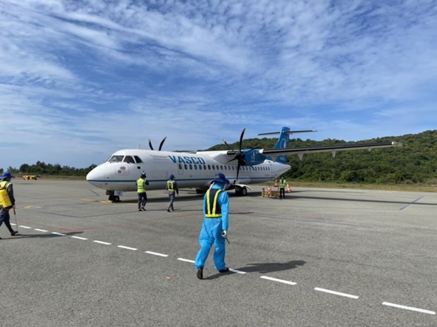 VASCO航空公司将新冠疫苗安全送到昆岛