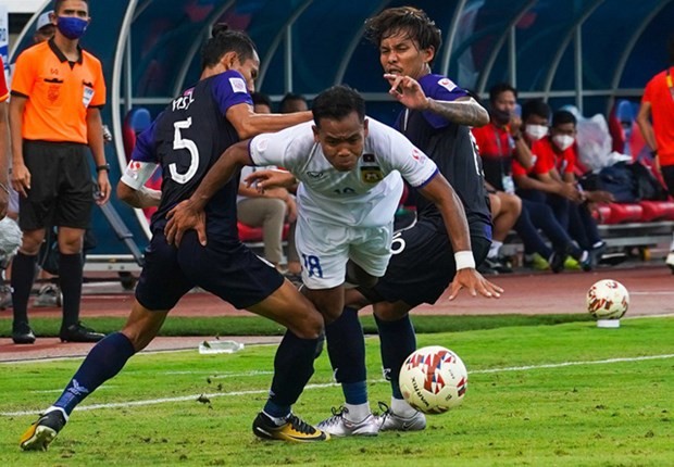 2020年“铃木杯”东南亚男足锦标赛:柬埔寨队以3-0击败老挝队