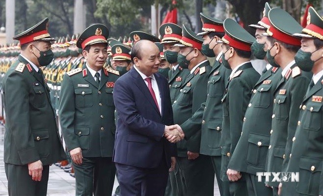 国家主席阮春福：推进研究和发展越南军事艺术和文化