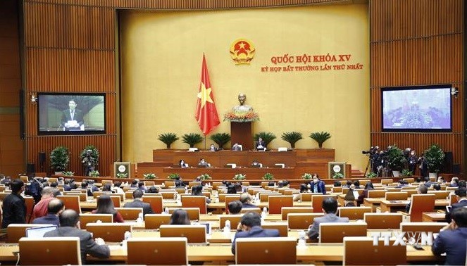 越南第十五届国会第一次特别会议召开最后一场会议