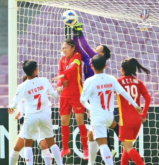2022年亚足联印度女足亚洲杯：战平缅甸 越南队晋级八强