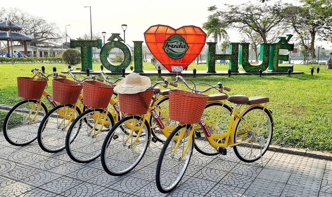 承天顺化省将于今年4月底在中心城区正式投放试点运营共享单车服务