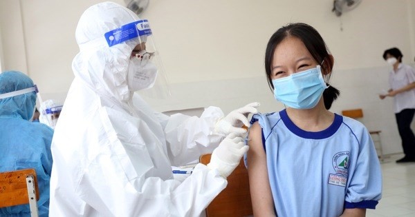 越南计划从2022年4月第二周起为5-12岁儿童接种新冠疫苗