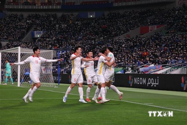 2022年卡塔尔世界杯亚洲区预选赛12强赛：越南队与日本队握手言和