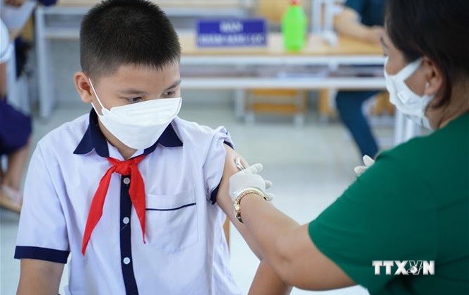 越南全国5到12岁儿童新冠疫苗接种量已超过100万剂次