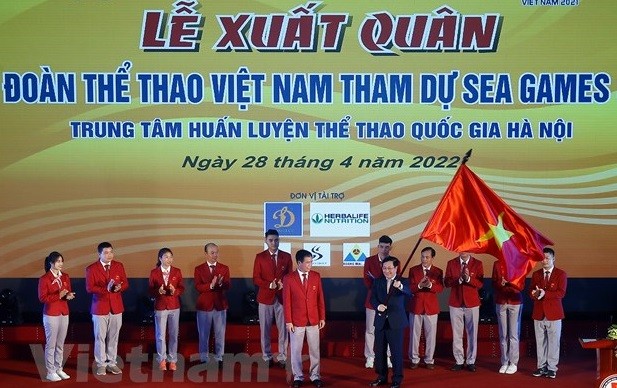 越南体育代表团以第一名的目标出征第31届东南亚运动会